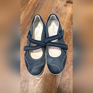 Timberland Comforia System denim Mary Jane Shoes size 8M